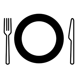 dinner plate icon